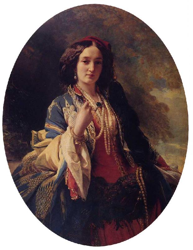 Franz Xaver Winterhalter Katarzyna Branicka, Countess Potocka oil painting image